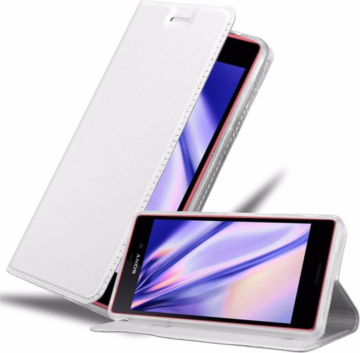Produktbild Cadorabo Book Classy Style Cover (Sony Xperia M4 Aqua)