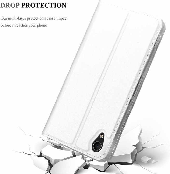 Produktbild Cadorabo Book Classy Style Cover (Sony Xperia M4 Aqua)