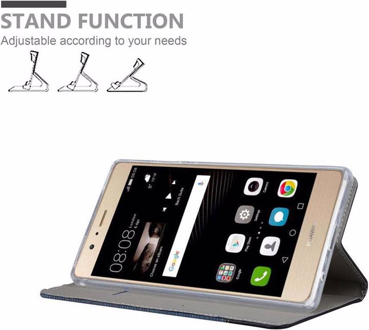 Actual product image Cadorabo Book Jeans Optics Cover (Huawei P8 Max)