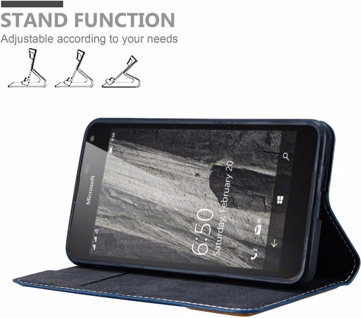 Actual product image Cadorabo Book X Wallet Cover (Microsoft Lumia 650)