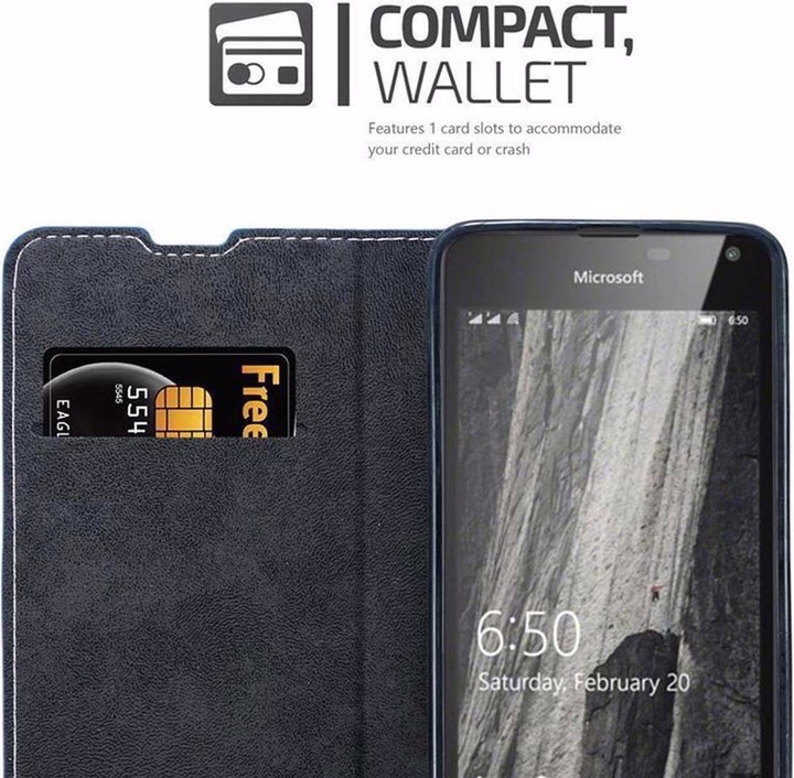 Actual product image Cadorabo Book X Wallet Cover (Microsoft Lumia 650)