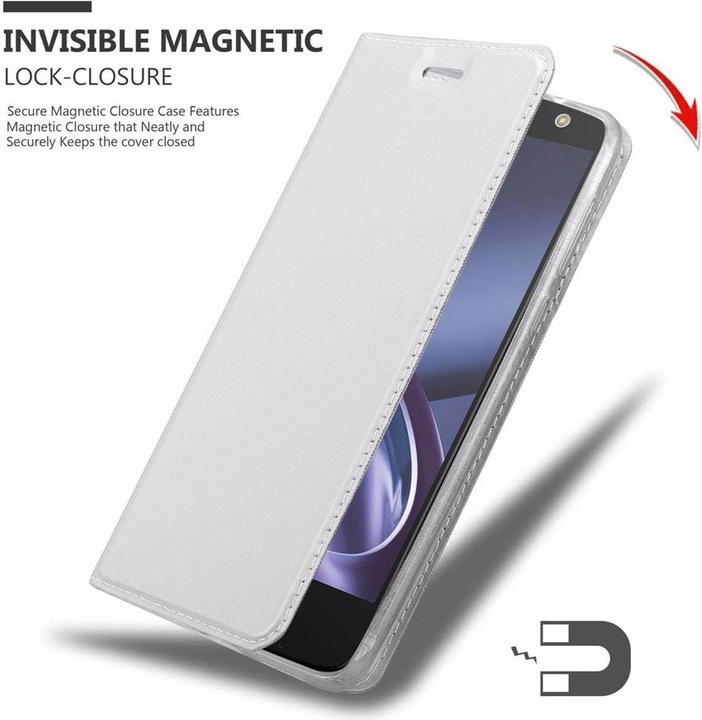 Actual product image Cadorabo Book Classy Style Cover (Motorola Moto Z Play)