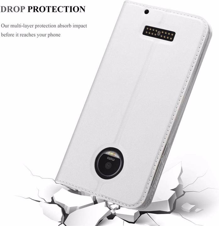 Actual product image Cadorabo Book Classy Style Cover (Motorola Moto Z Play)