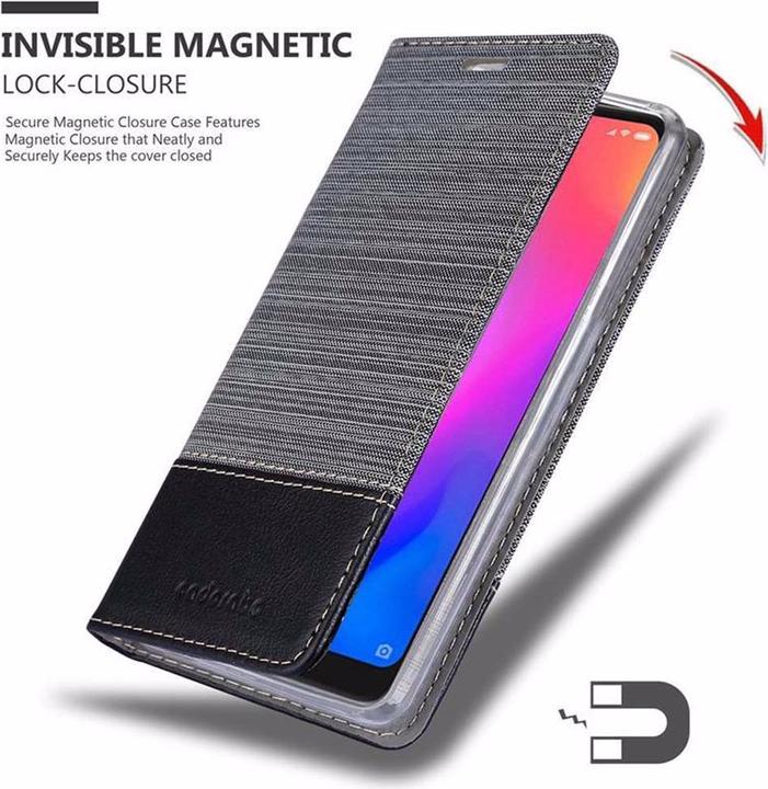 Actual product image Cadorabo Book Jeans Optics Cover (Mi A2 lite, Xiaomi Redmi 6 Pro)