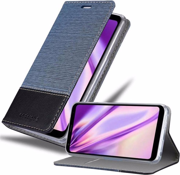 Actual product image Cadorabo Book Jeans Optics Cover (LG Q7a)