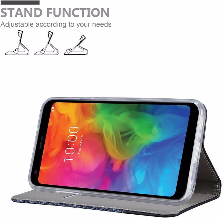Actual product image Cadorabo Book Jeans Optics Cover (LG Q7a)