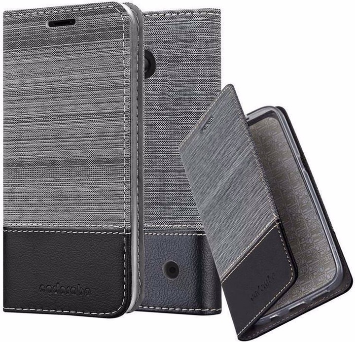 Produktbild Cadorabo Book Jeans Optik Cover (Microsoft Lumia 550)