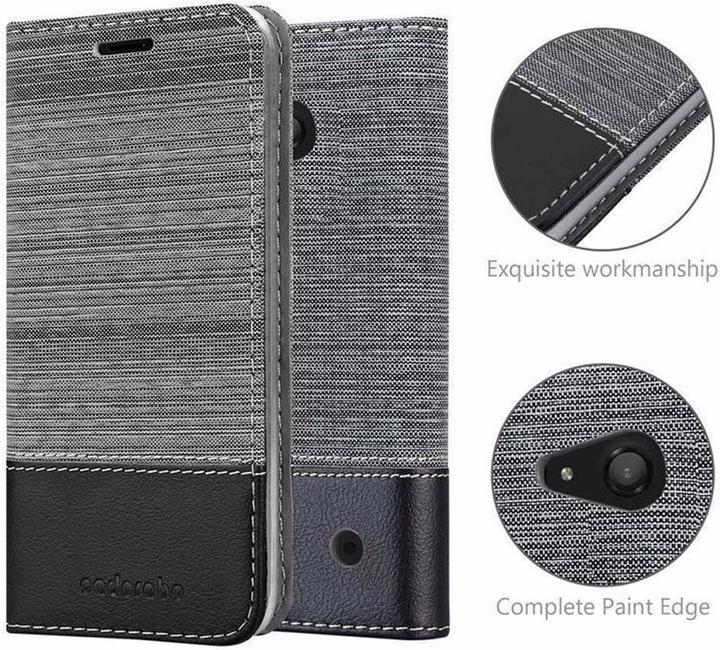 Produktbild Cadorabo Book Jeans Optik Cover (Microsoft Lumia 550)