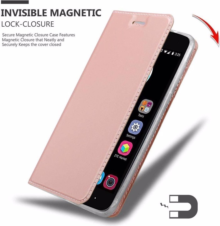 Produktbild Cadorabo Book Classy Style Cover (ZTE Blade V8)