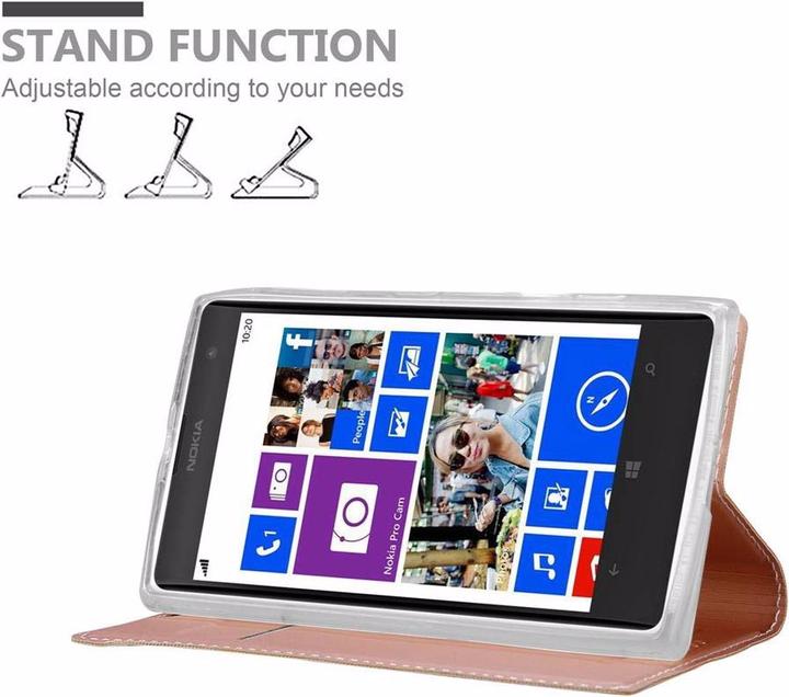 Actual product image Cadorabo Book Classy Style Cover (Nokia Lumia 1020)