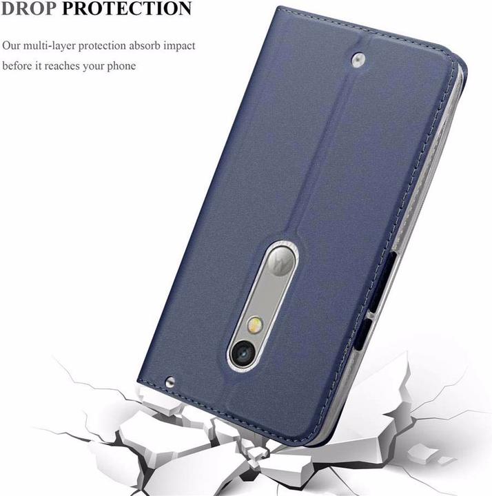 Produktbild Cadorabo Book Classy Style Cover (Motorola Moto X Play)