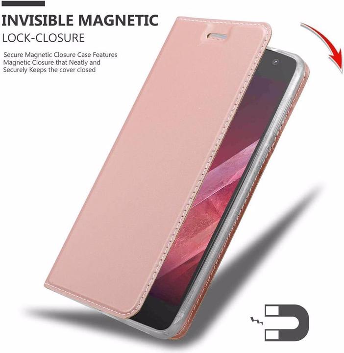 Actual product image Cadorabo Book Classy Style Cover (Motorola Moto Z2)