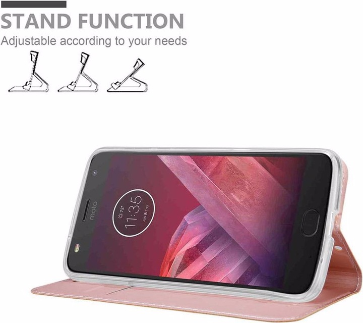 Produktbild Cadorabo Book Classy Style Cover (Motorola Moto Z2)