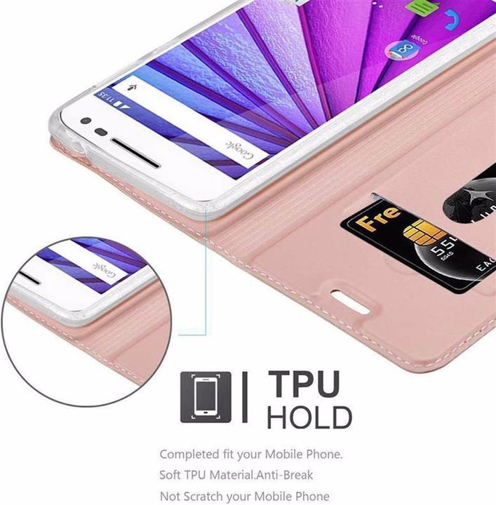 Actual product image Cadorabo Book Classy Style Cover (Motorola Moto G30)