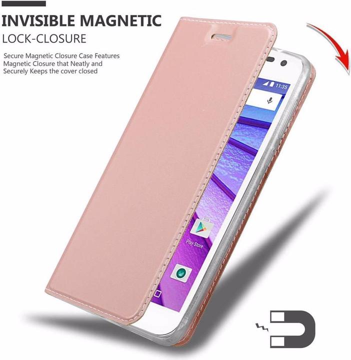 Actual product image Cadorabo Book Classy Style Cover (Motorola Moto G30)