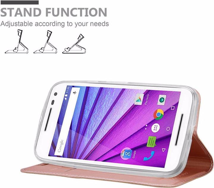 Actual product image Cadorabo Book Classy Style Cover (Motorola Moto G30)