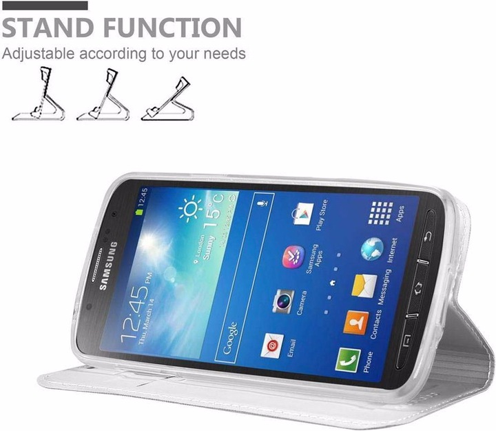 Produktbild Cadorabo Book Classy Style Cover (Samsung Galaxy S4 Active)