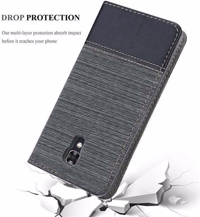 Produktbild Cadorabo Book Jeans Optik Cover (LG X Screen)
