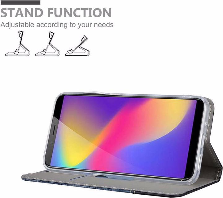 Produktbild Cadorabo Book Jeans Optik Cover (ZTE Nubia N3)