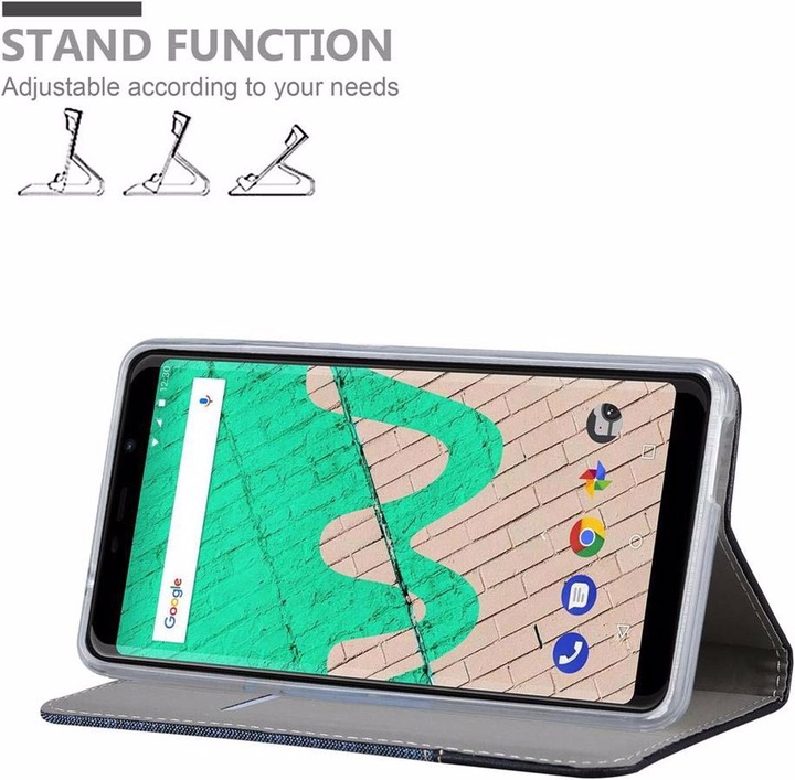 Image du produit Cadorabo Couverture look jeans Book (Wiko View Max)