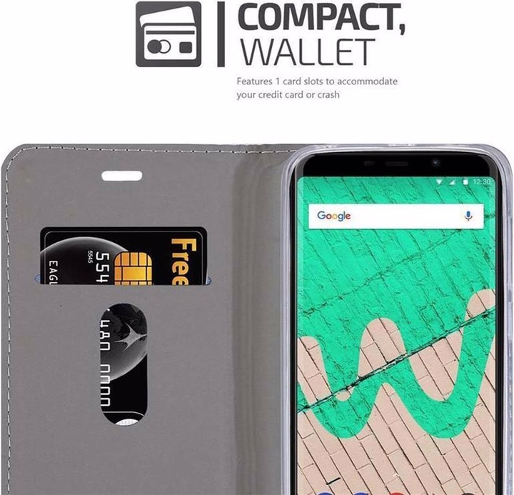 Image du produit Cadorabo Couverture look jeans Book (Wiko View Max)