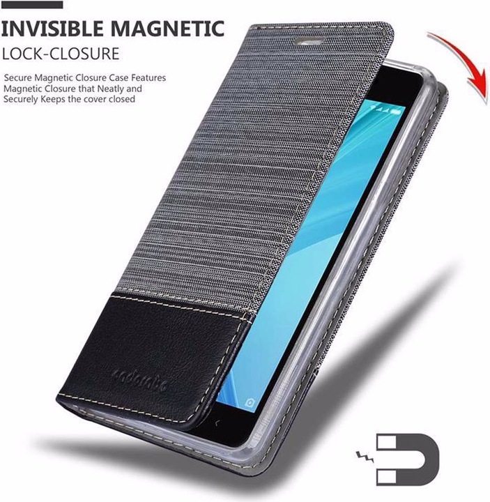 Produktbild Cadorabo Book Jeans Optik Cover (Xiaomi Redmi Note 5A Prime)