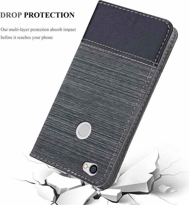 Produktbild Cadorabo Book Jeans Optik Cover (Xiaomi Redmi Note 5A Prime)