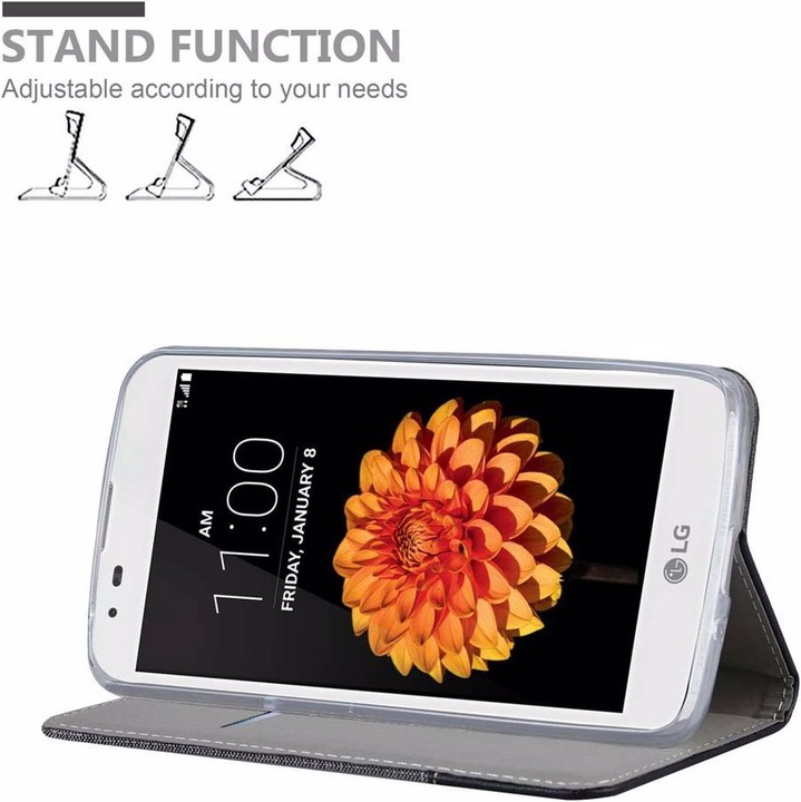 Image du produit Cadorabo Couverture look jeans Book (LG K7)
