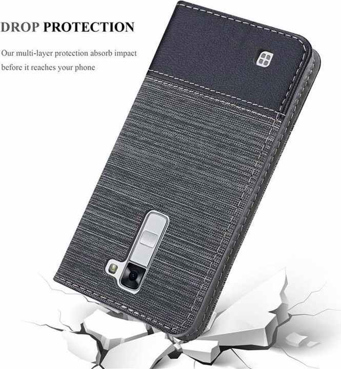 Image du produit Cadorabo Couverture look jeans Book (LG K7)