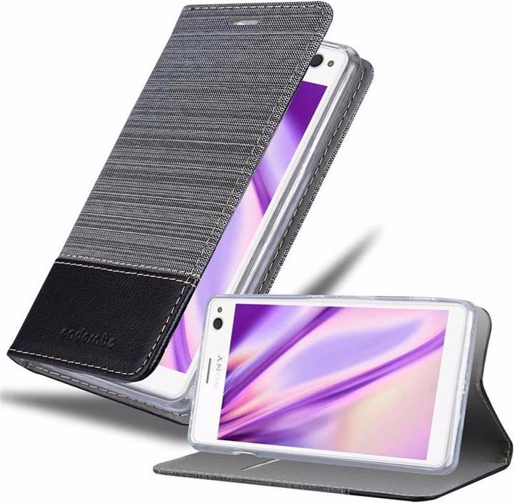 Actual product image Cadorabo Book Jeans Optics Cover (Sony Xperia C4)