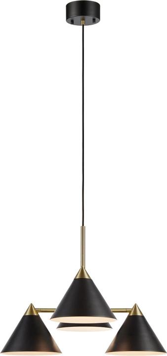 Produktbild Markslöjd Pendelleuchte Klint, 4 x E14, max. 40W, Schwarz/Antique (E14)