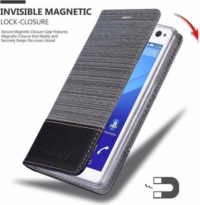 Actual product image Cadorabo Book Jeans Optics Cover (Sony Xperia C4)