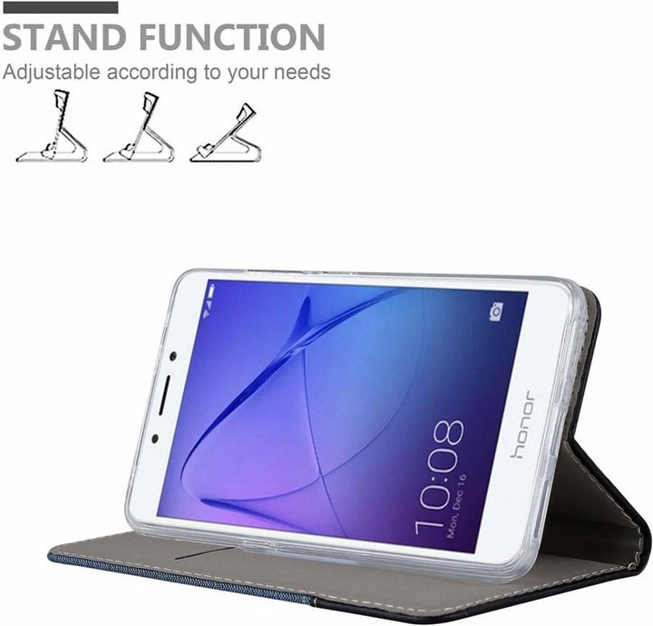 Produktbild Cadorabo Book Jeans Optik Cover (Honor 6A)