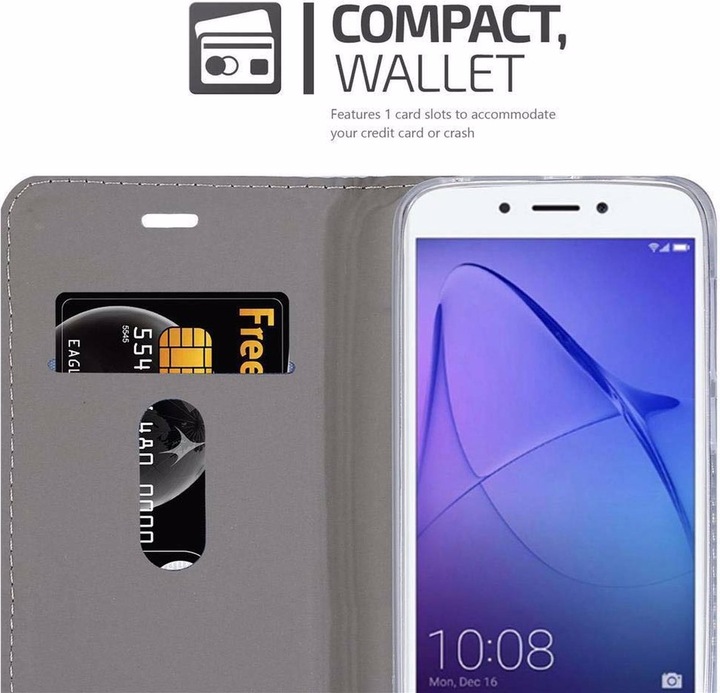 Produktbild Cadorabo Book Jeans Optik Cover (Honor 6A)