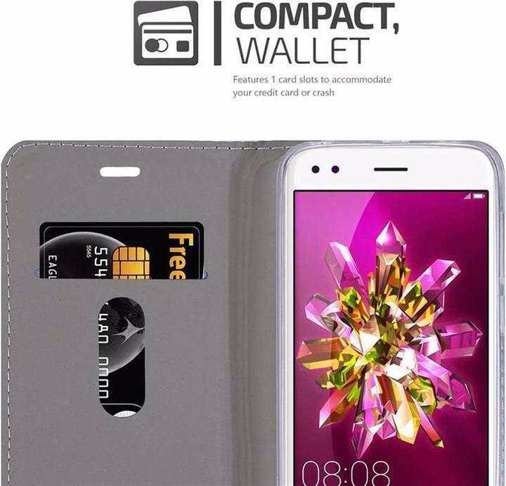Produktbild Cadorabo Book Jeans Optik Cover (Huawei Enjoy 7)