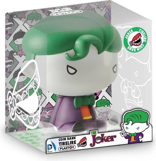 Actual product image Plastoy Justice League Chibi Bust Bank The Joker 17 cm (15 x 14 cm)