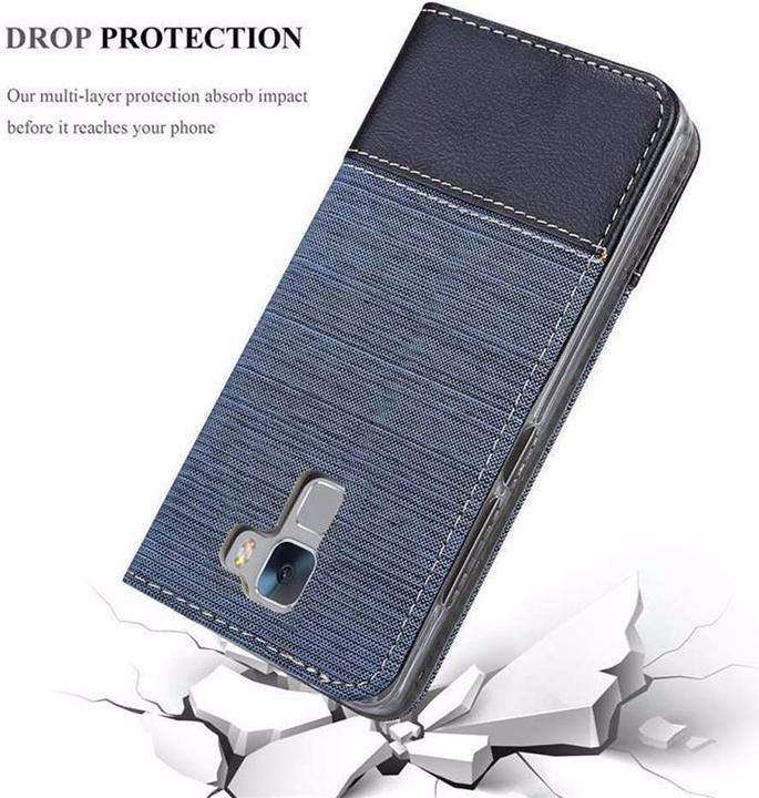 Actual product image Cadorabo Book Jeans Optics Cover (Honor 7)
