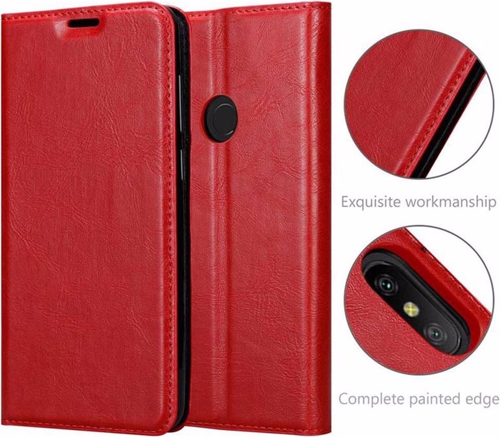 Actual product image Cadorabo Book Invisible Magnet Cover (Mi A2 lite, Xiaomi Redmi 6 Pro)