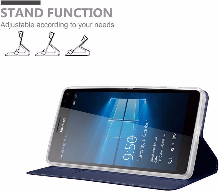 Actual product image Cadorabo Book Classy Style Cover (Microsoft Lumia 950 XL)