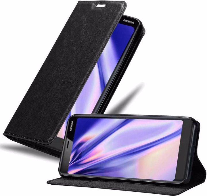Actual product image Cadorabo Book Invisible Magnet Cover (Nokia 5.1)