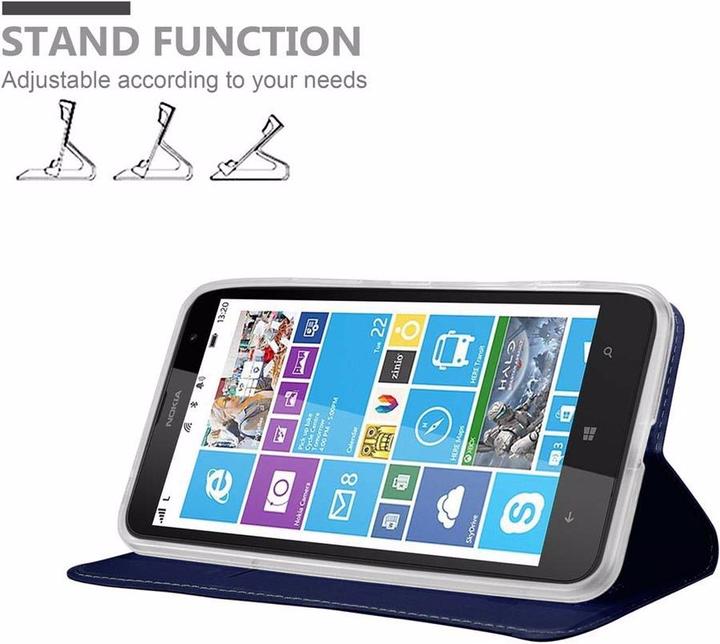 Produktbild Cadorabo Book Classy Style Cover (Nokia Lumia 1320)