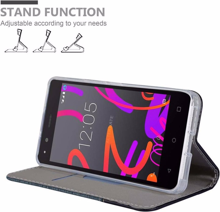 Produktbild Cadorabo Book Jeans Optik Cover (BQ Aquaris M5)