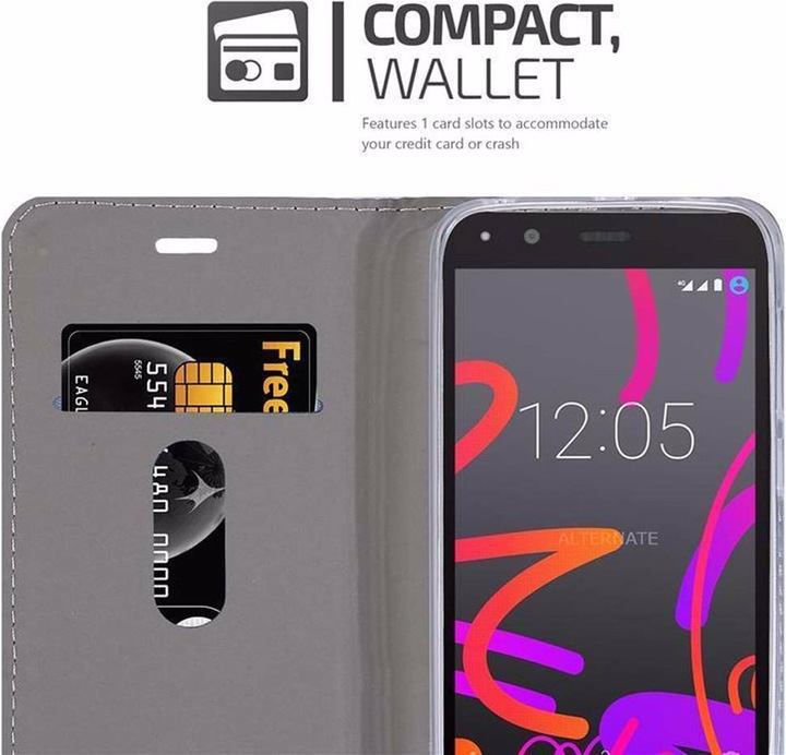 Produktbild Cadorabo Book Jeans Optik Cover (BQ Aquaris M5)