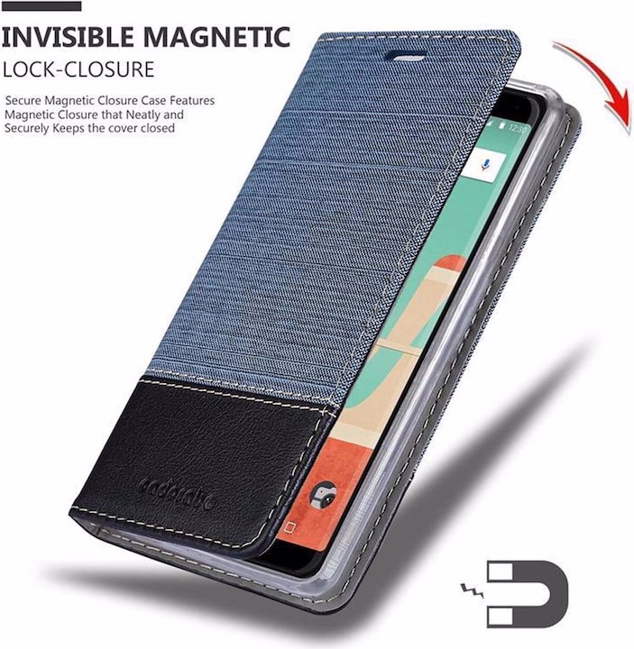 Actual product image Cadorabo Book Jeans Optics Cover (Wiko View Go)