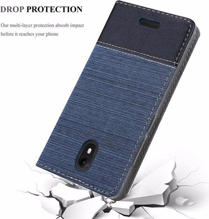 Actual product image Cadorabo Book Jeans Optics Cover (Wiko View Go)