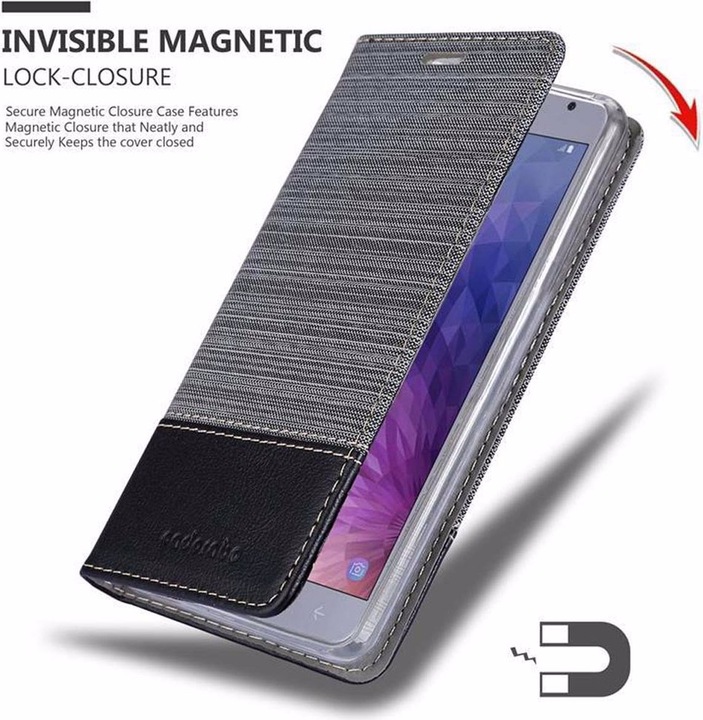 Produktbild Cadorabo Book Jeans Optik Cover (Samsung Galaxy J4 (2018))