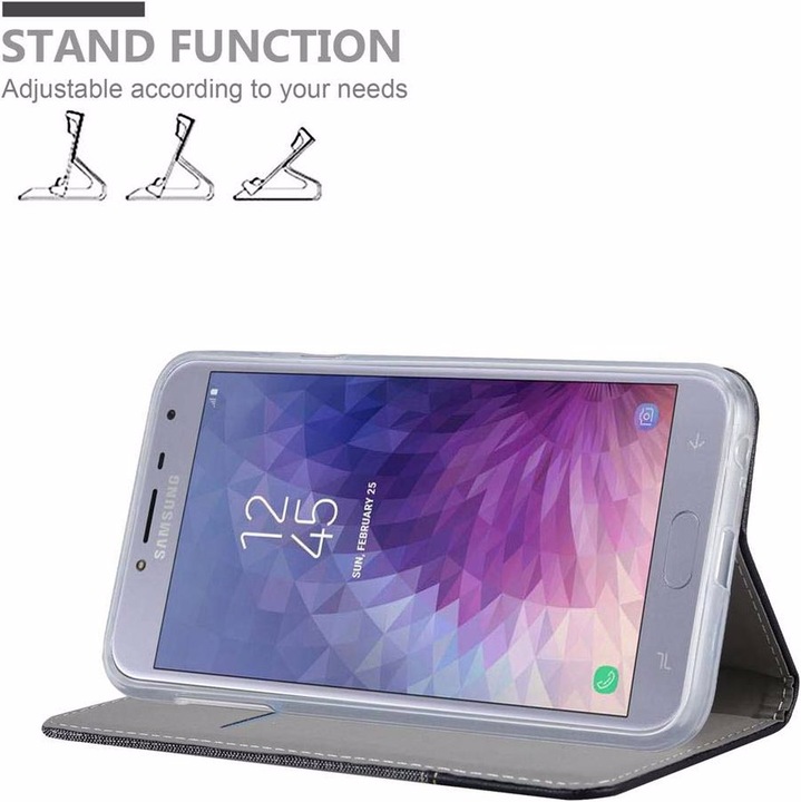 Produktbild Cadorabo Book Jeans Optik Cover (Samsung Galaxy J4 (2018))