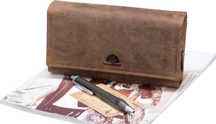 Actual product image Greenburry Vintage 1669 Combi Wallet Long