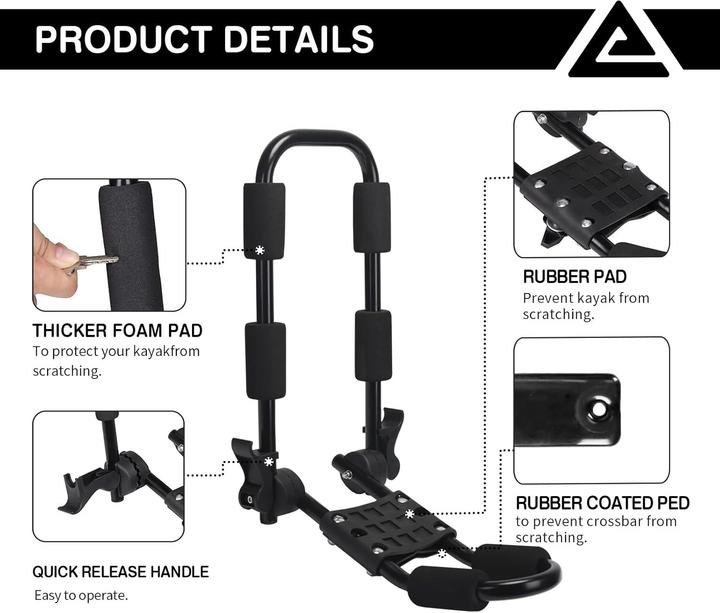 Produktbild Shots Portabiciclette per Kayak Pieghevole