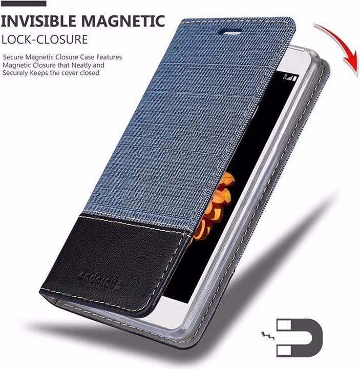 Produktbild Cadorabo Book Jeans Optik Cover (LG K7)